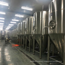 Industrial 2000L beer fermenter / cone bottom beer fermentation tank
